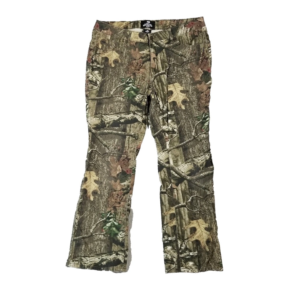 Mossy Oak breakup Infinity camo jeans women 16 outdoor denim stretch pants 38x32